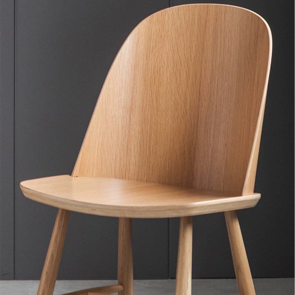 ZEMO Japandi Solid Wood Dining Chair
