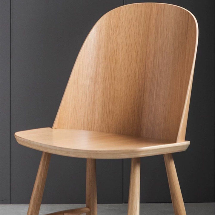 ZEMO Japandi Solid Wood Dining Chair