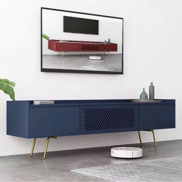 JENKOL Modern Industrial TV Console