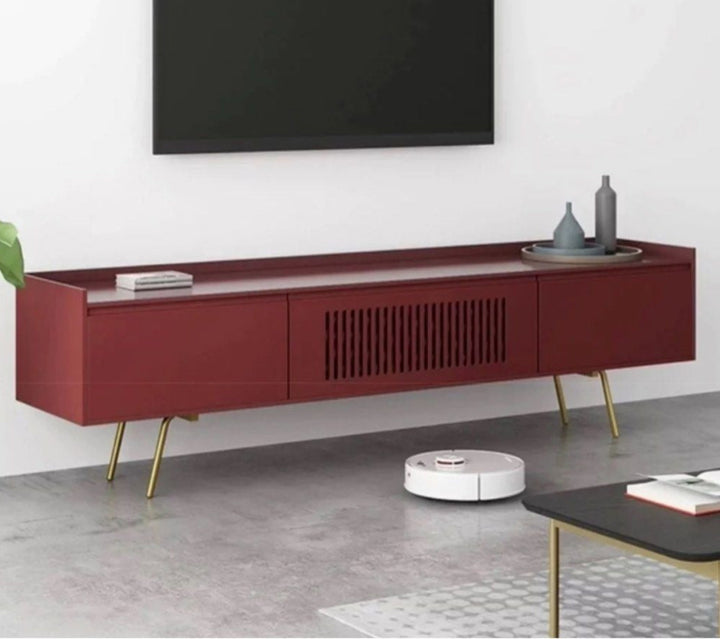 JENKOL Modern Industrial TV Console
