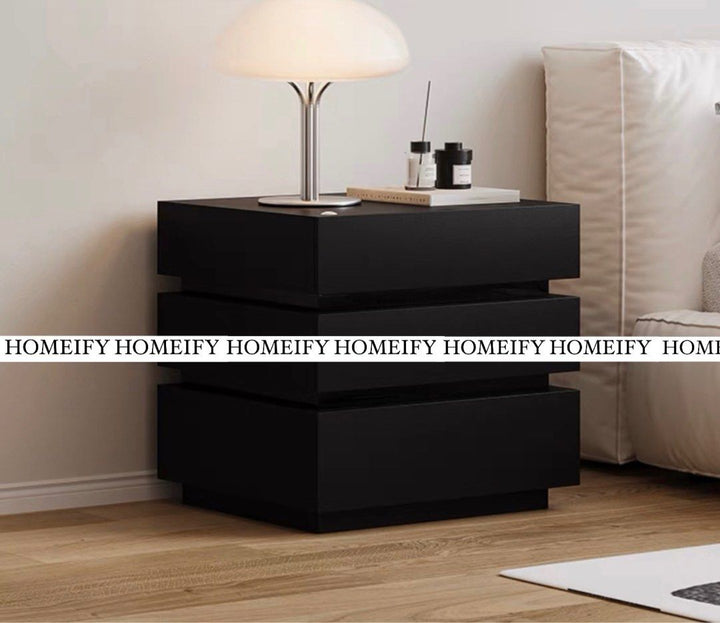 SANZEN Modern LED Bedside Table