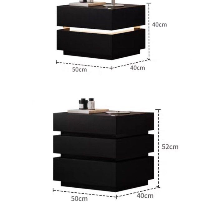 SANZEN Modern LED Bedside Table