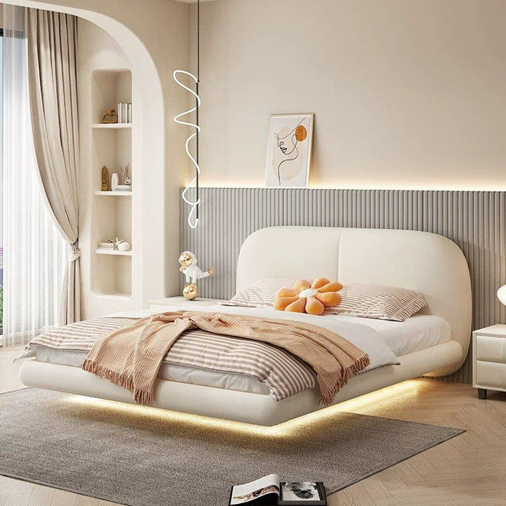 SAVIO Modern Floating LED Bedframe