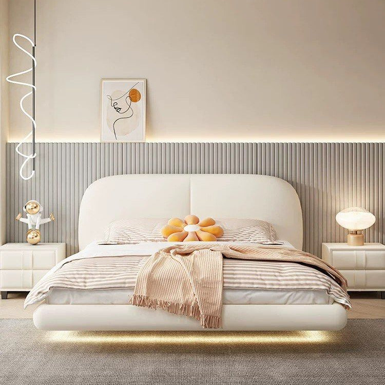 SAVIO Modern Floating LED Bedframe
