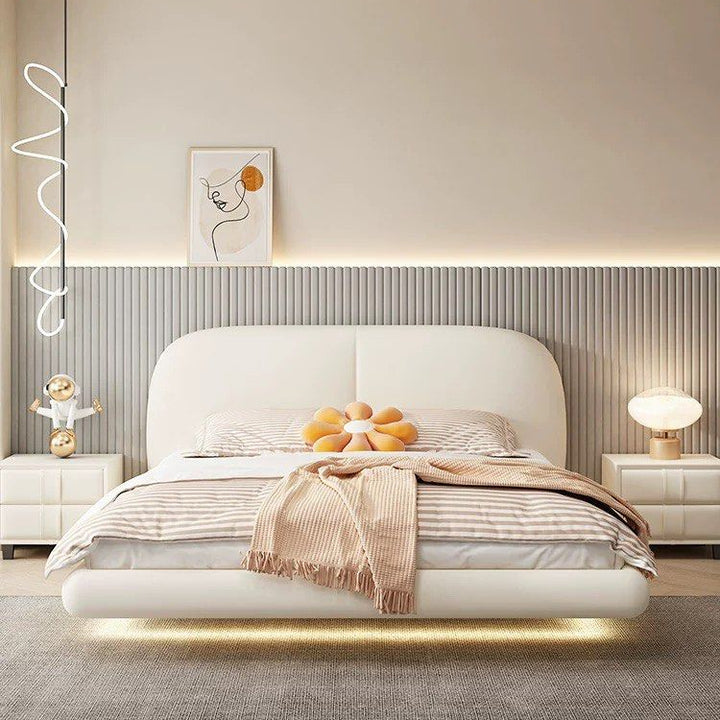 SAVIO Modern Floating LED Bedframe