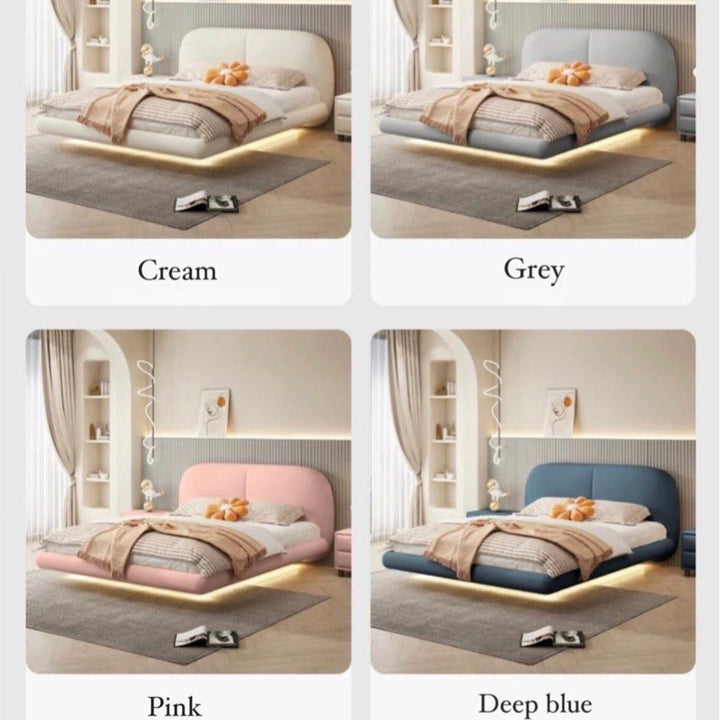 SAVIO Modern Floating LED Bedframe