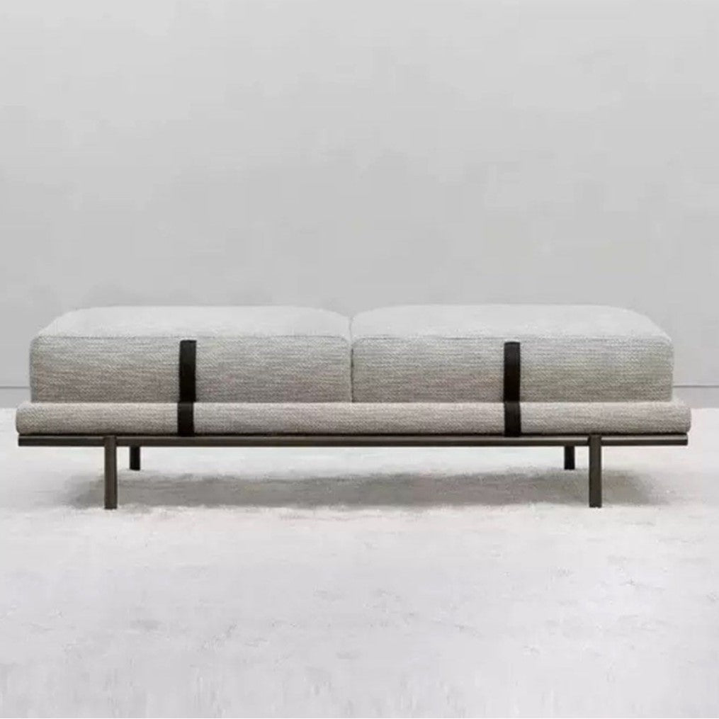 GRACELYN Modern Fabric Bench