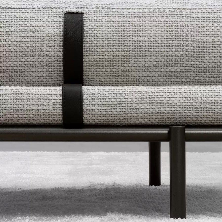 GRACELYN Modern Fabric Bench