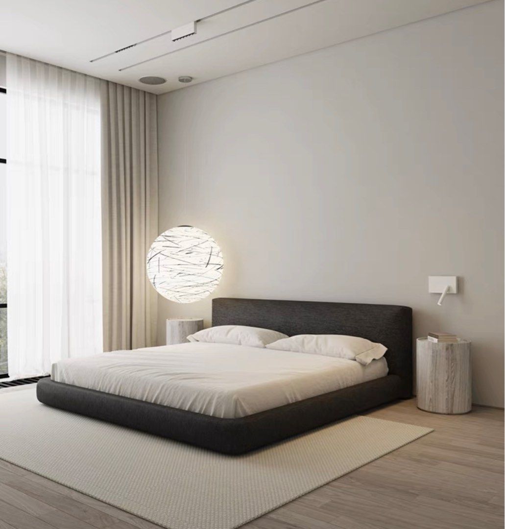 SAVOS Modern Fabric Bedframe