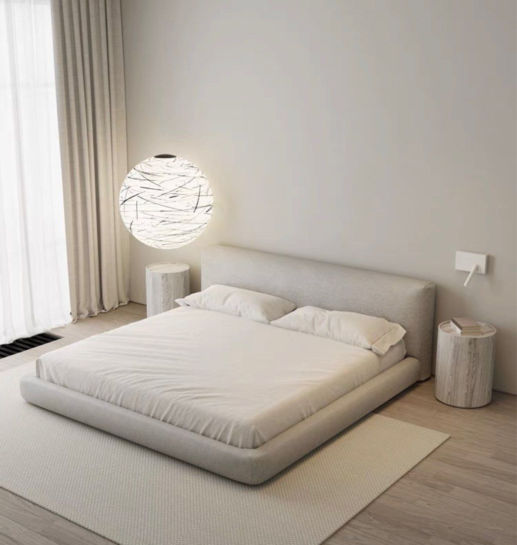 SAVOS Modern Fabric Bedframe