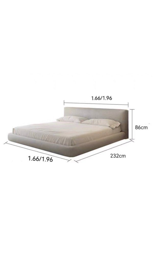SAVOS Modern Fabric Bedframe
