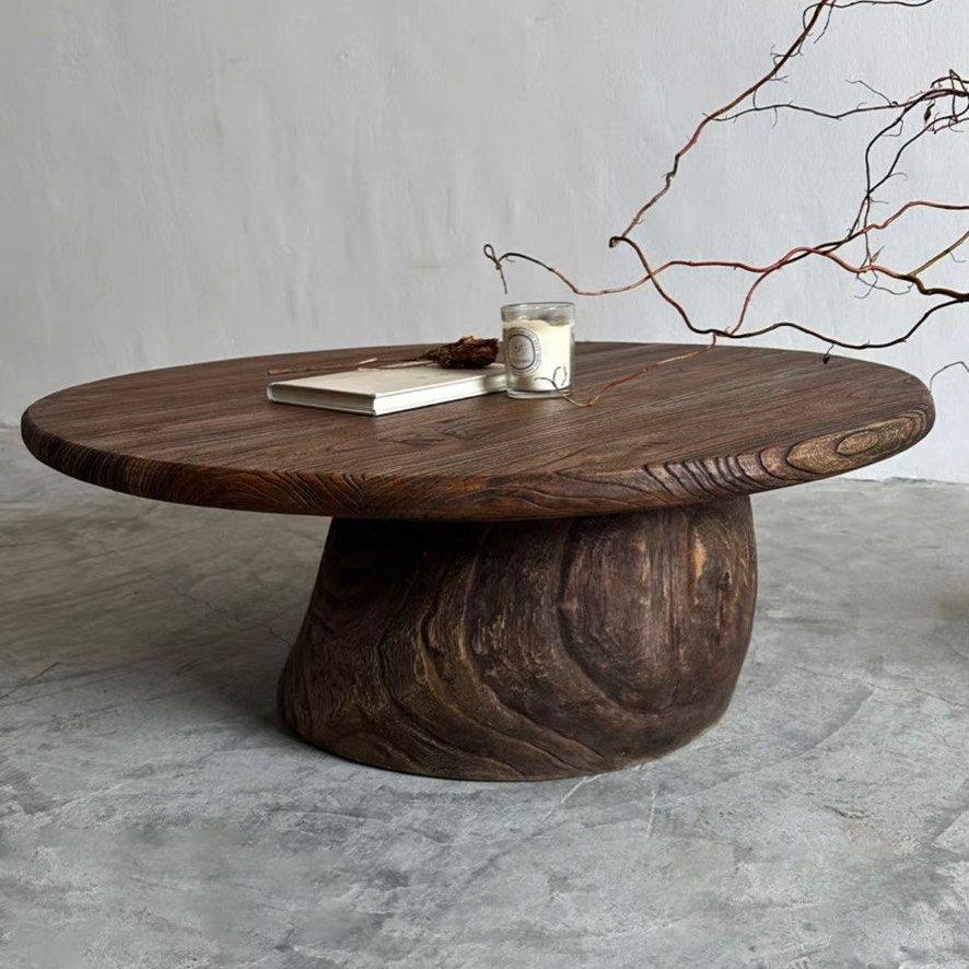 TRISTAN Rustic Solid Wood Coffee Table