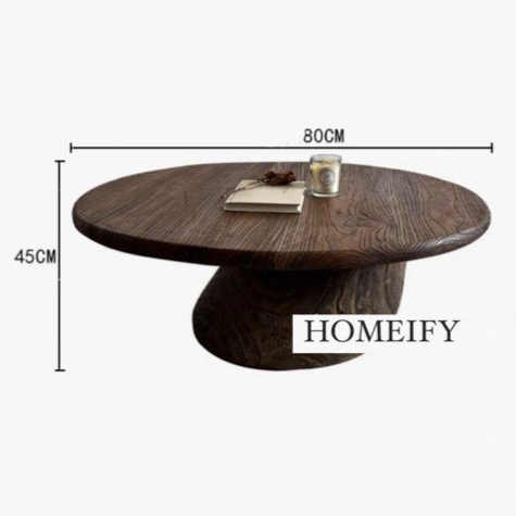 TRISTAN Rustic Solid Wood Coffee Table