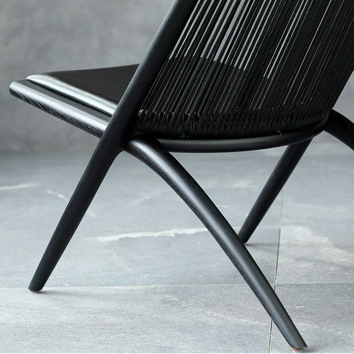 NERYS Solid Wood Lounge Chair