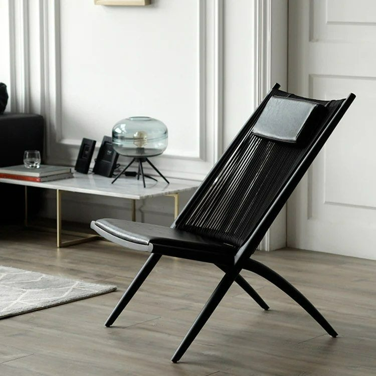 NERYS Solid Wood Lounge Chair