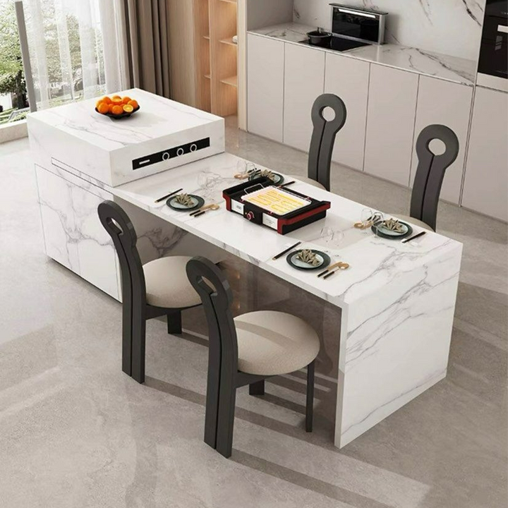 JARGAL Modern Island Dining Table