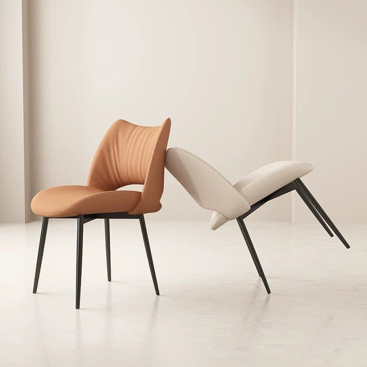 QUINZEL Modern Leather Dining Chair