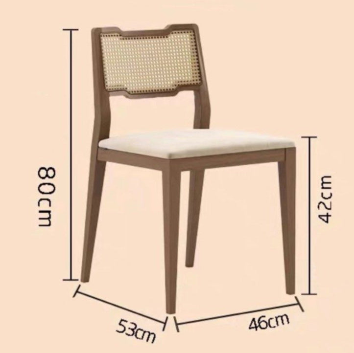 RONAN Mid-Century Solid Wood Dining Chair