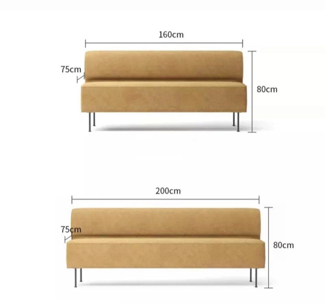 JACINTA Modern Fabric Bench