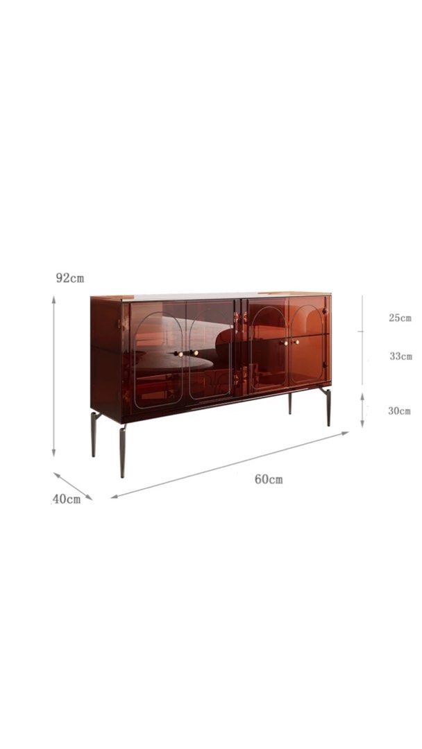 HASTO Modern Acrylic Sideboard