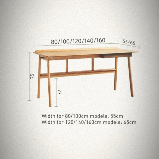 BERTON Solid Wood Desk