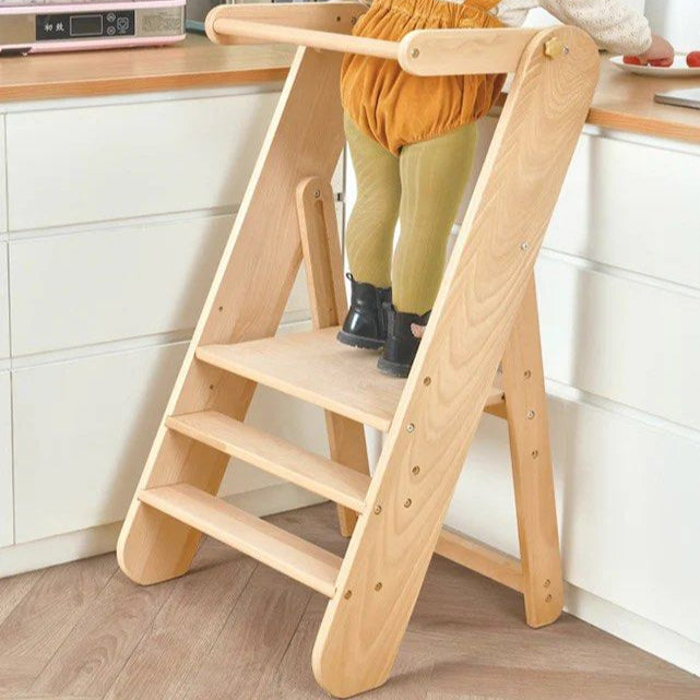 SERA Modern Solid Wood Learning Ladder