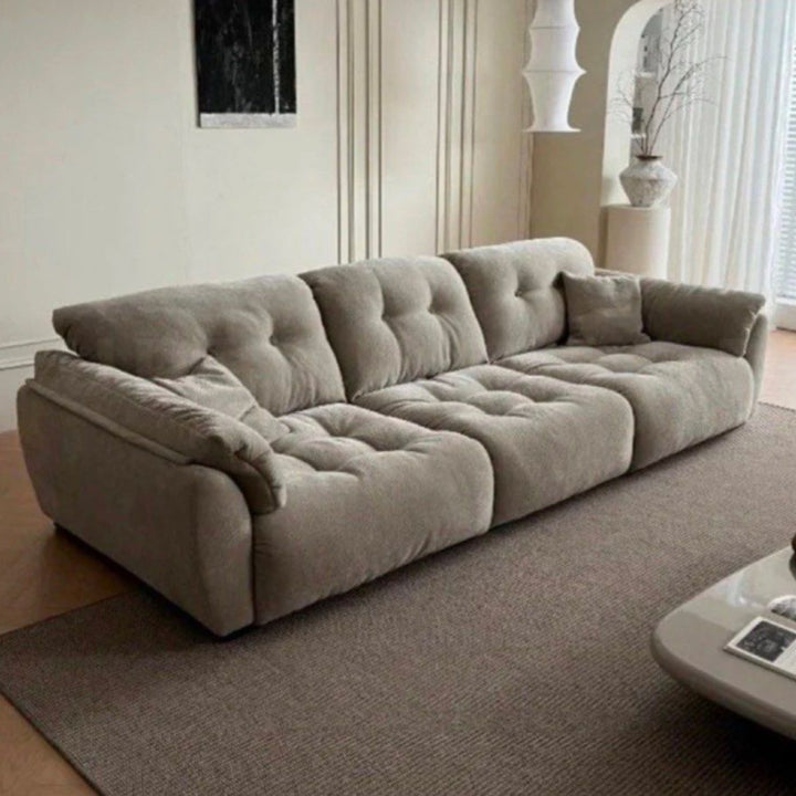 KIELN Modern Backrest Slider Fabric Sofa (Pet-friendly)