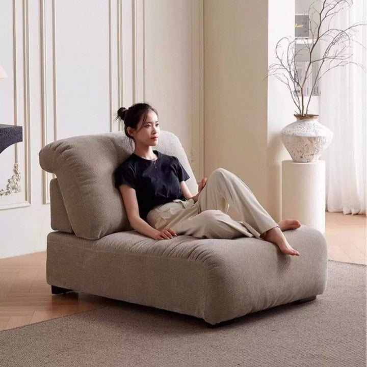 KIELN Modern Backrest Slider Fabric Sofa (Pet-friendly)