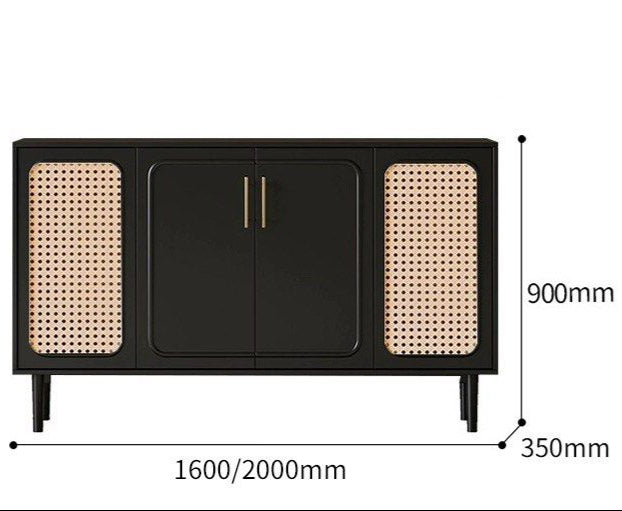LUCAS Vintage Rattan Sideboard