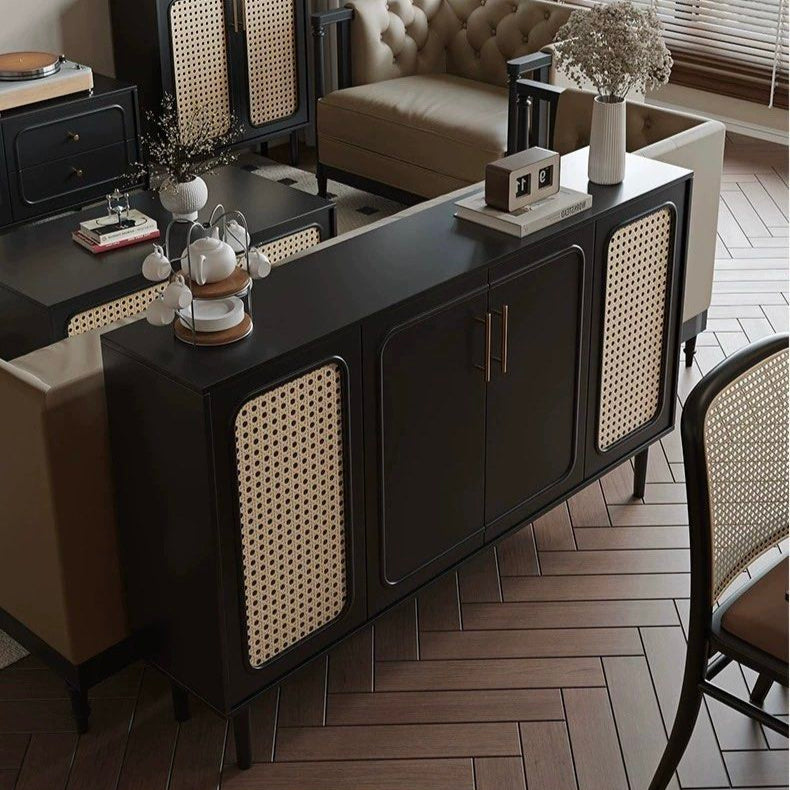 LUCAS Vintage Rattan Sideboard