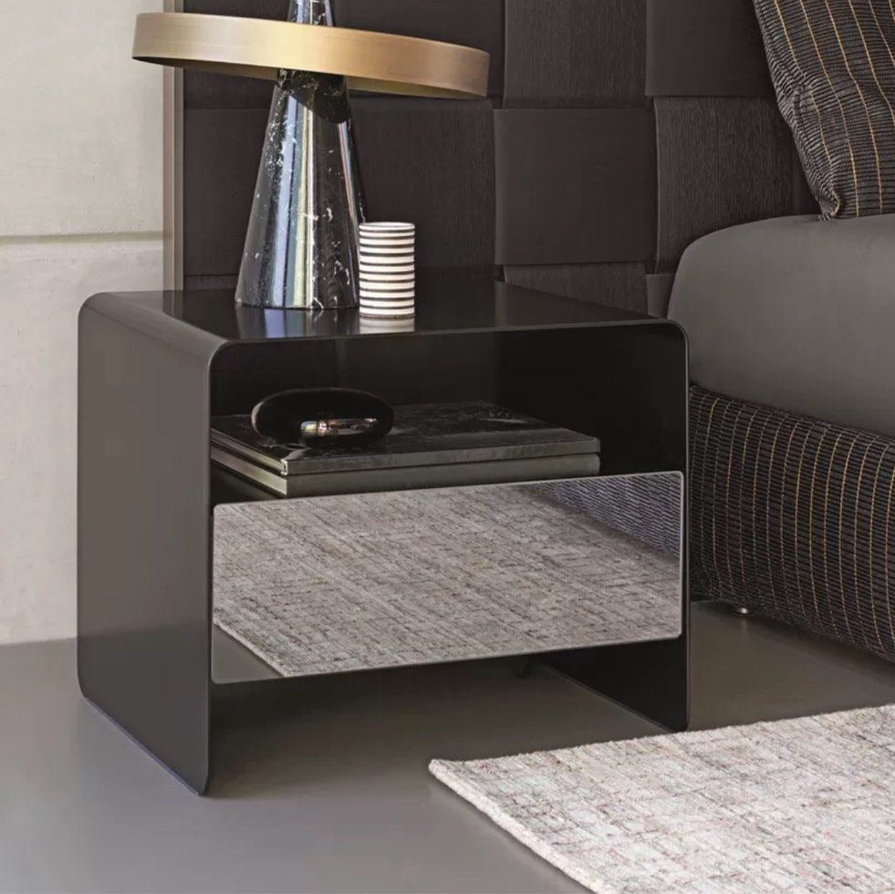 REGINA Modern Metal Bedside Table