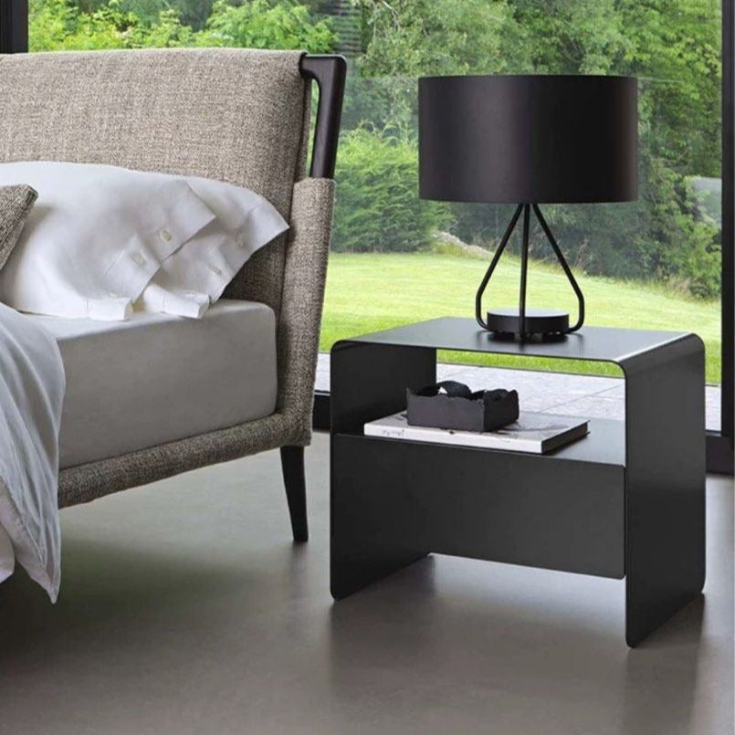 REGINA Modern Metal Bedside Table