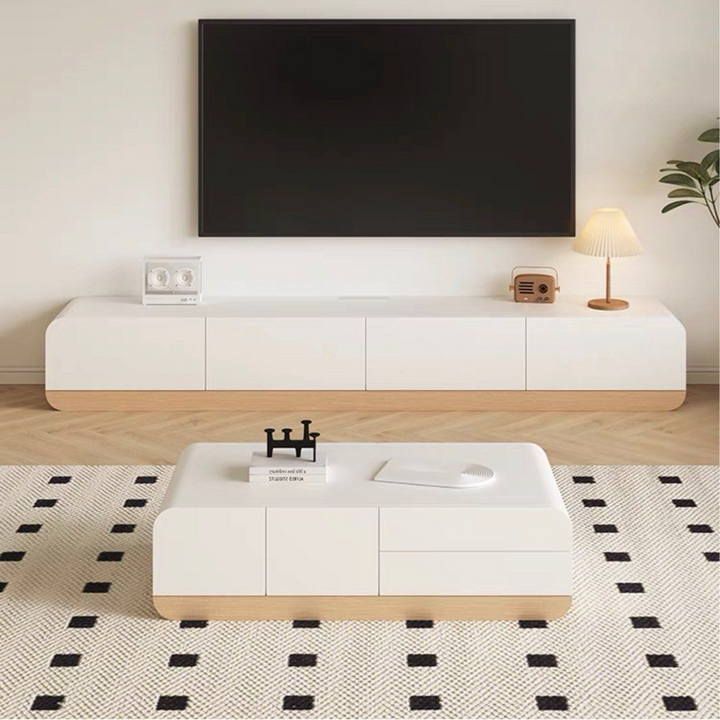 GRAVUS Modern Tv Console Table and Coffee Table