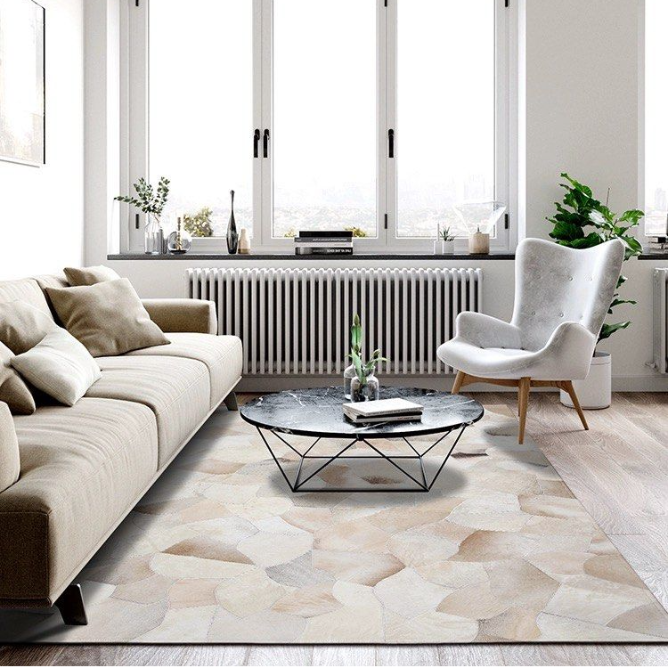 HURIN Modern Cowhide Rug