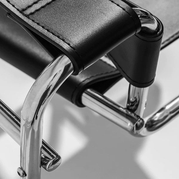 KIERAN Faux Leather Armchair