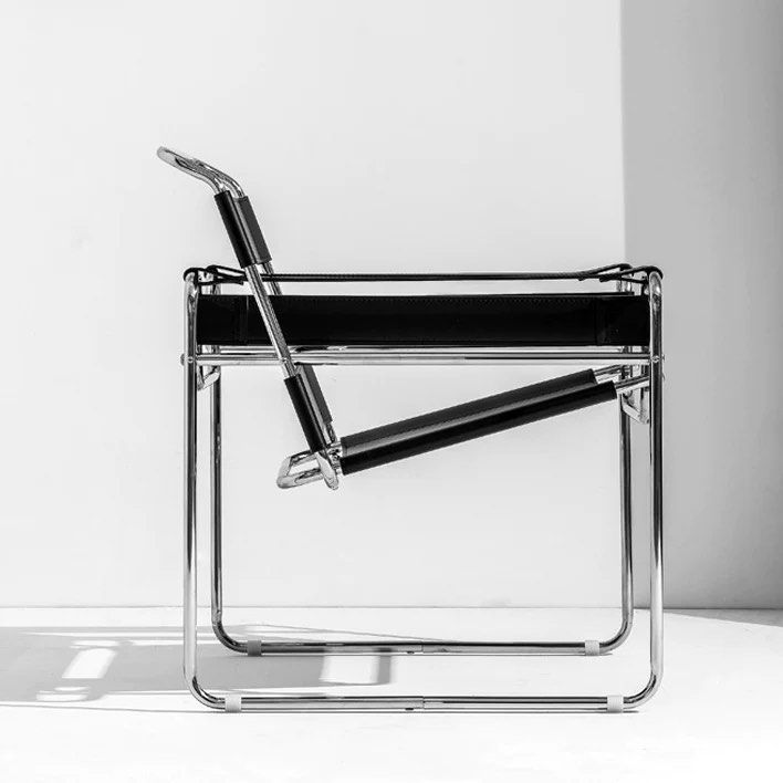 KIERAN Faux Leather Armchair