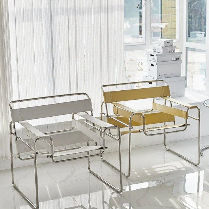 KIERAN Faux Leather Armchair