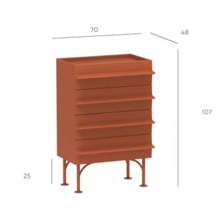 LEONTIUS Rustic Chest Of Drawers