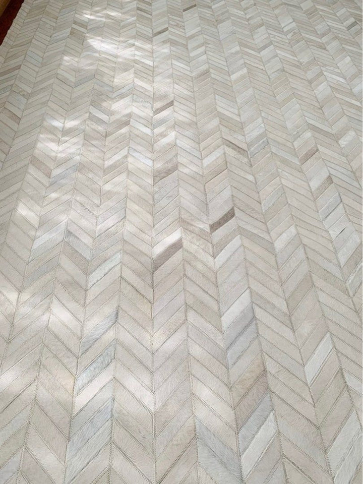 RABASTAN Modern Cowhide Leather Rug