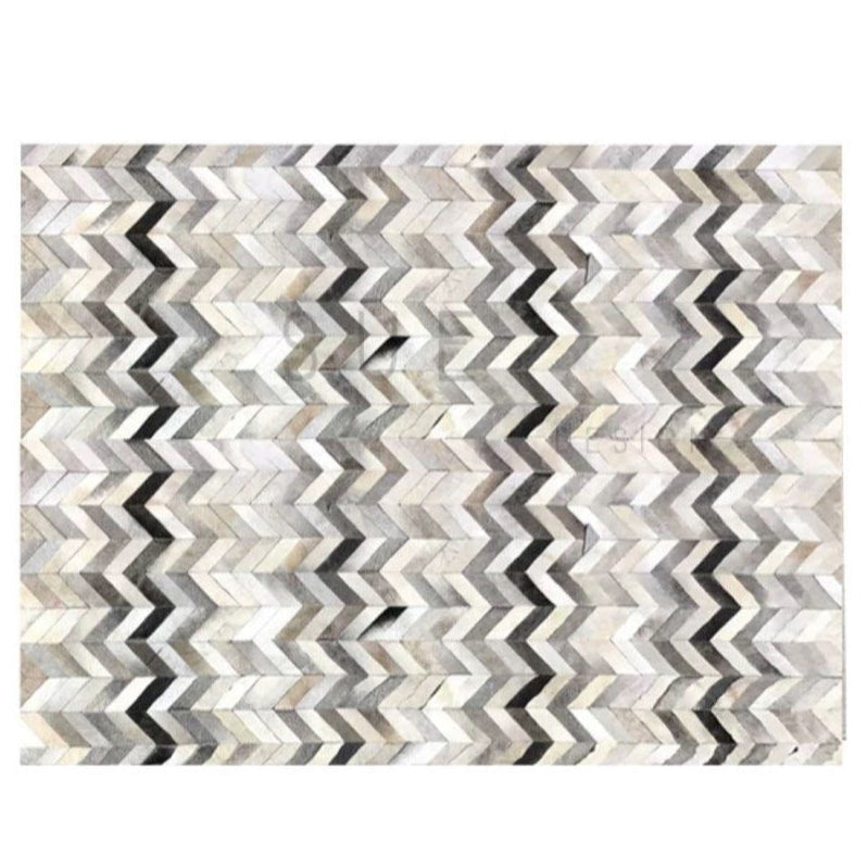 RABASTAN Modern Cowhide Leather Rug