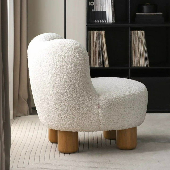 JULIA Japandi Boucle Lounge Chair