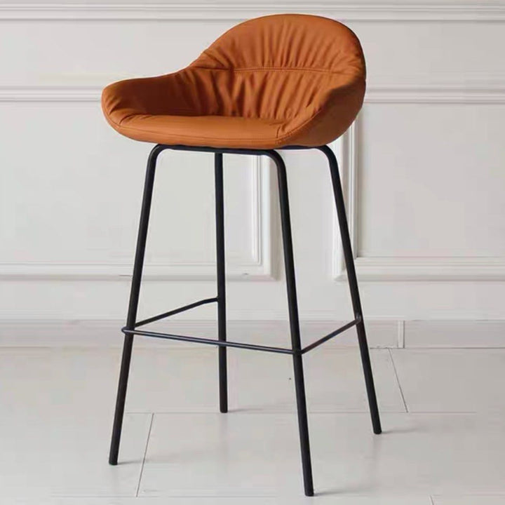 LASTE Modern Leather Bar Stool
