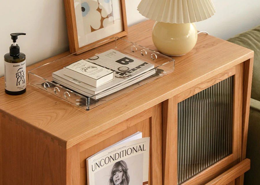 VEMIER Solid Wood Sideboard