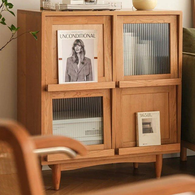 VEMIER Solid Wood Sideboard