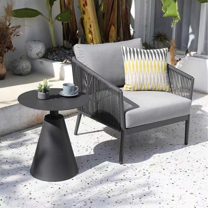 AERYN Modern Outdoor Sofa and Coffee Table Set
