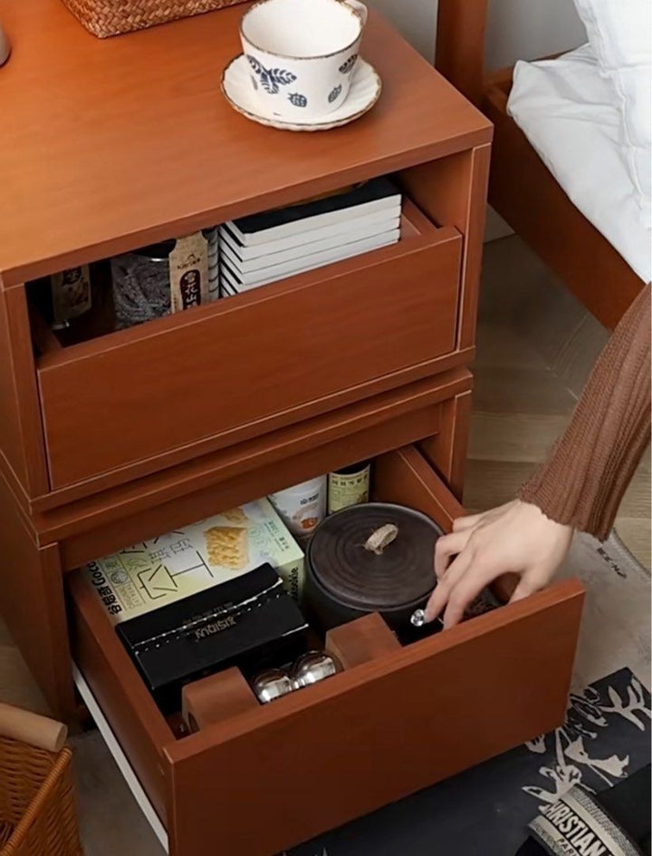 GALE Japandi Rotatable Bedside Table