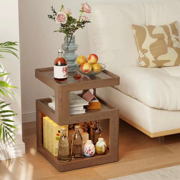 IVANA Modern Solid Wood Side Table