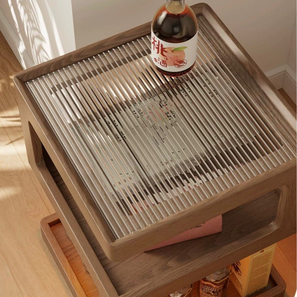 IVANA Modern Solid Wood Side Table