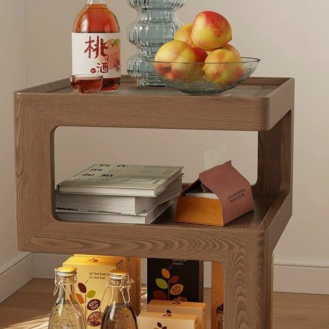 IVANA Modern Solid Wood Side Table