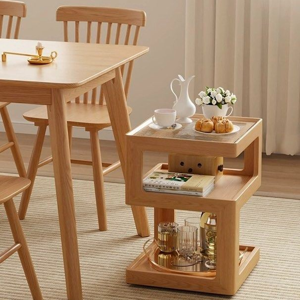 IVANA Modern Solid Wood Side Table
